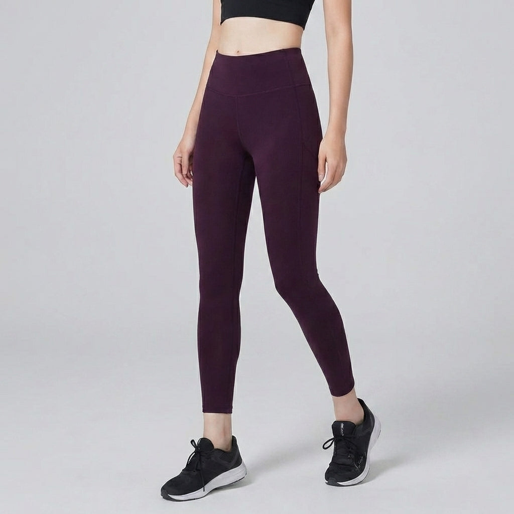 High-Waisted Slim Fit Stretch Leggings