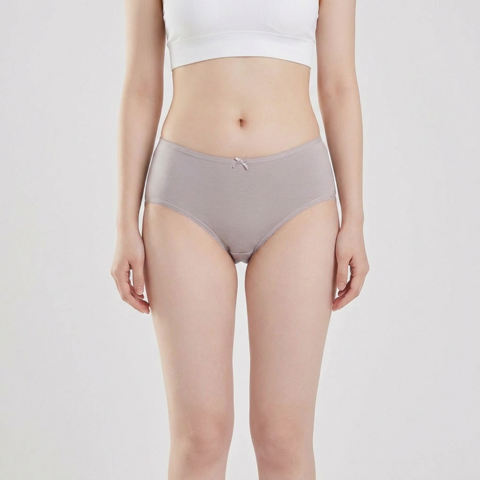 Silk Mid-Rise Bikini Briefs- 110G